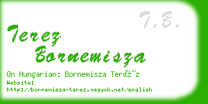 terez bornemisza business card